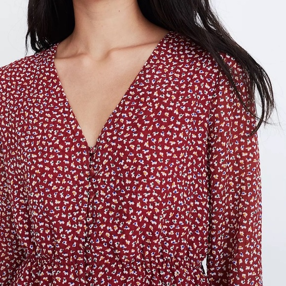 NWT Madewell Overture Top in Ditzy Flowers Small - Picture 5 of 5